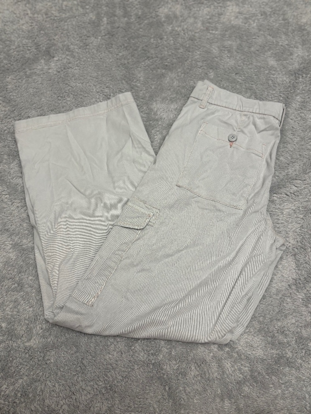 Women's American Eagle Baggy Wide Leg Mid Rise Cargo Pants
